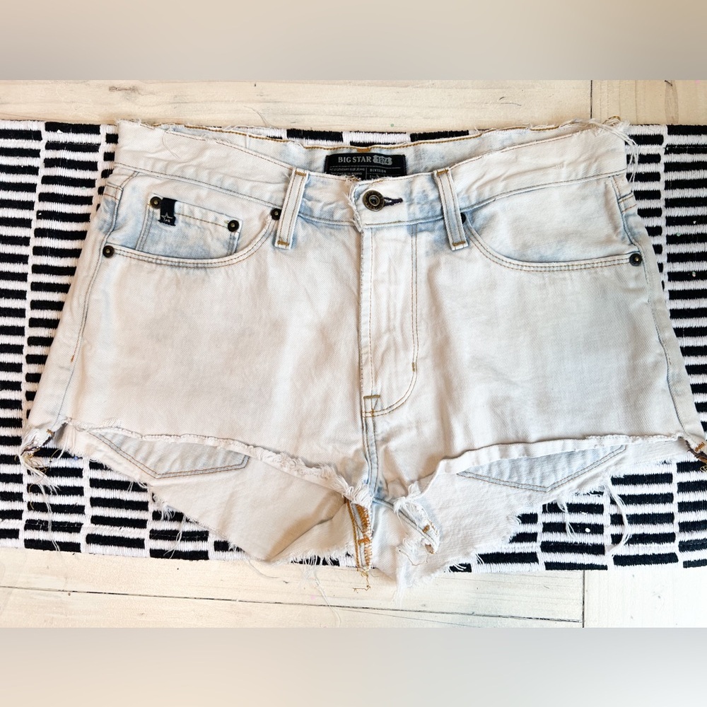 Big Star Light Wash Denim Shorts